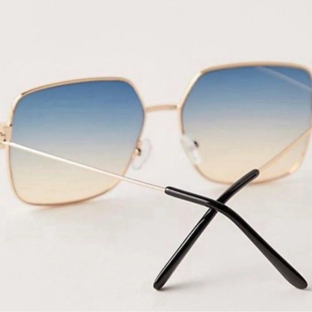 Free People Gorgeous Long Island Oversized Sunglasses ❤️NWOT - Picture 6 of 7
